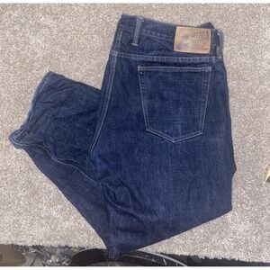 Left Field NYC Jeans Men's 42x30 Dark Wash Selvedge Raw Button Fly Made In USA